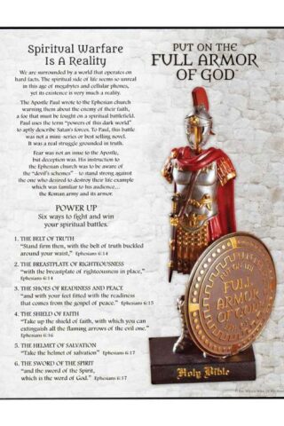 603799343572 Armor Of God Full Verse Plock (Plaque)