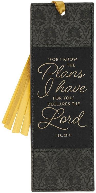 1220000721906 Premium Vegan Leather Inspirational Scripture Bookmark for Men & Women: Know The