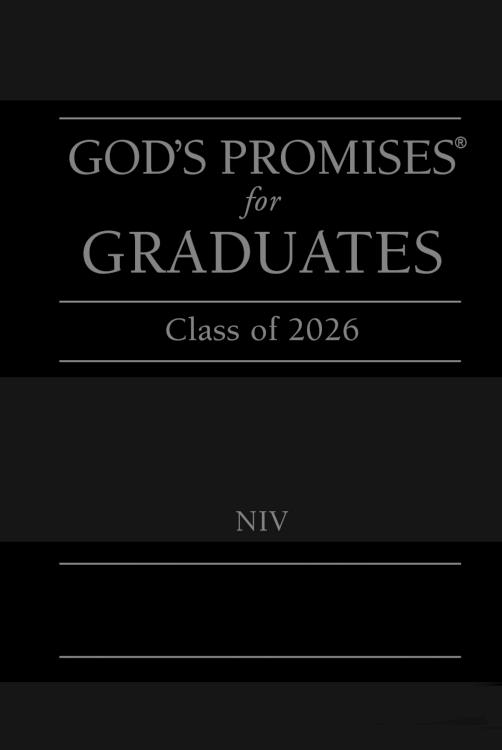 9781400255313 Gods Promises For Graduates Class Of 2026 Black NIV