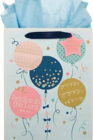 1220000323537 Large Portrait Happy Birthday Scripture Gift Bag