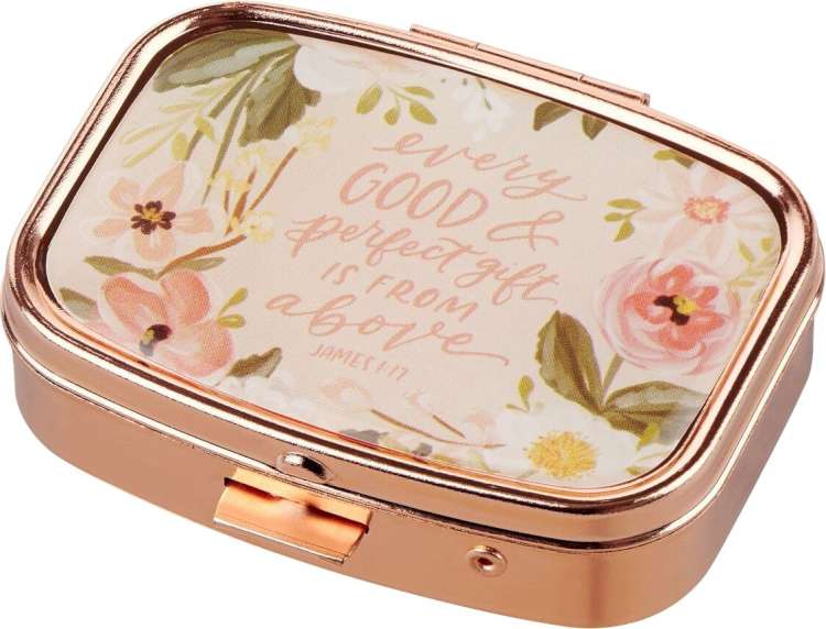 1220000721296 Portable Pill Box Container Organizer for Women: Every Good Gift Inspirational S