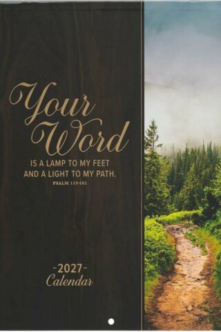 9798896782230 2027 Large Inspirational 12 Month Wall Calendar for Men & Women: Your Word is a