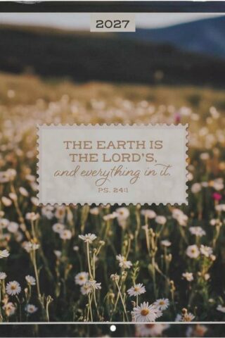 9798896782261 2027 Large Inspirational 12 Month Wall Calendar for Women: Earth is the Lord's E